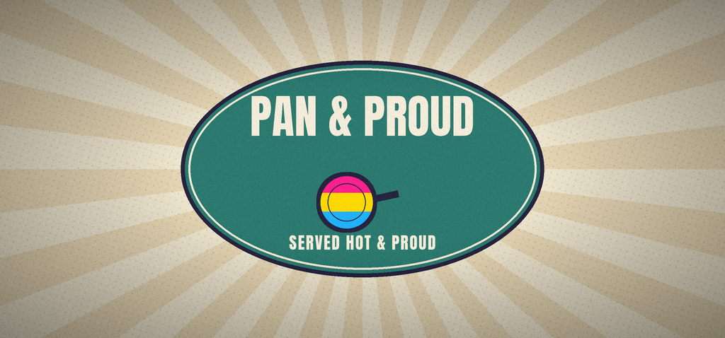 Pan and Proud diner plaque mug design — full artwork