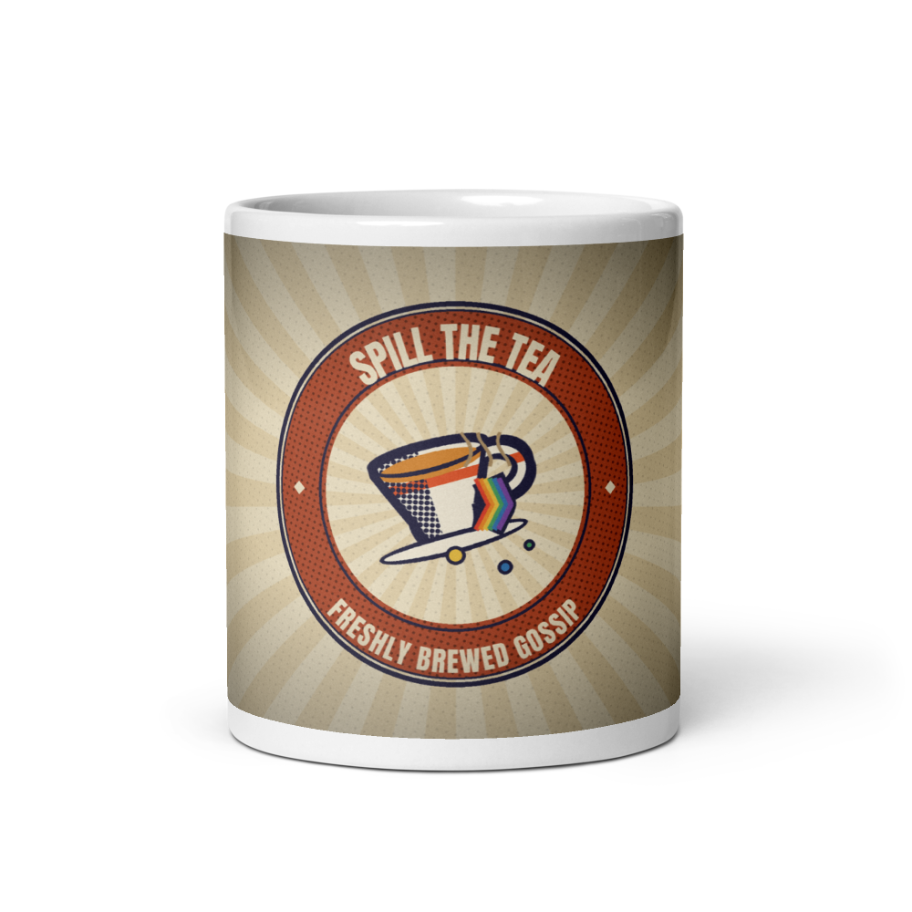 Spill the Tea mug — front view