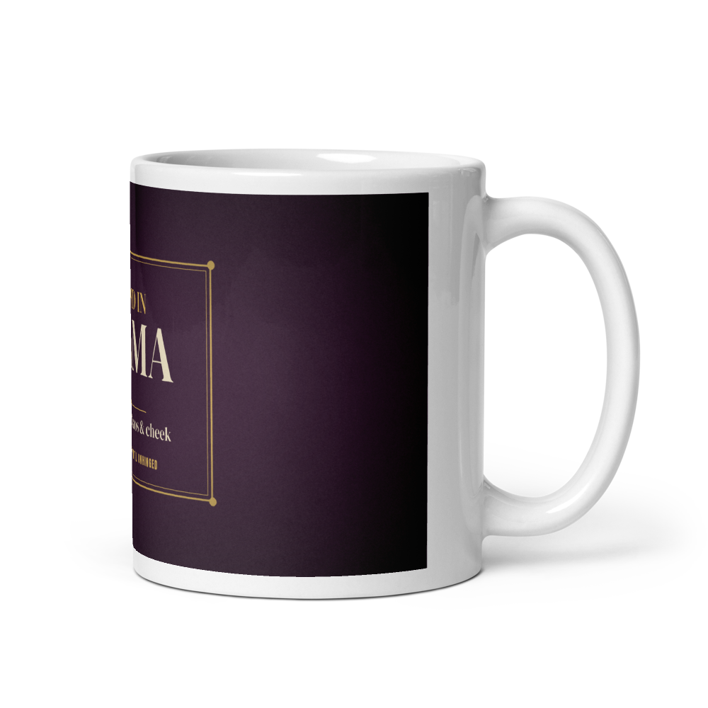 Steeped in Drama mug — front