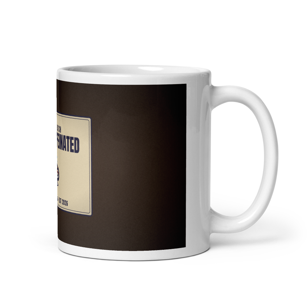 Gay and Caffeinated mug — front